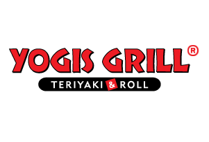 Yogis Grill, Teriyaki & Roll logo