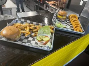 1.3rdlb Burger with side of fries