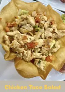 chicken taco salad